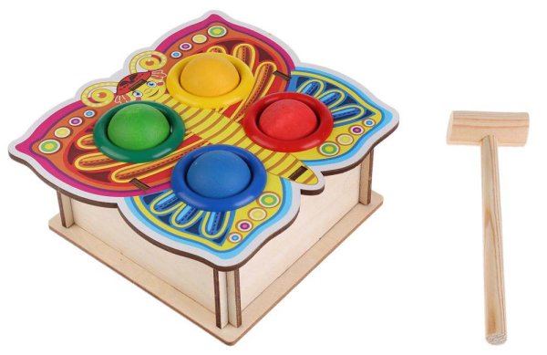 Развивающая игрушка-стучалка "Бабочка"