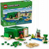 Lego Minecraft Конструктор "Домик на Черепашьем пляже"					