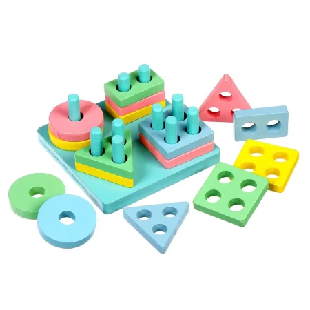 Лесная мастерская Пирамидка-сортер / разноцветная