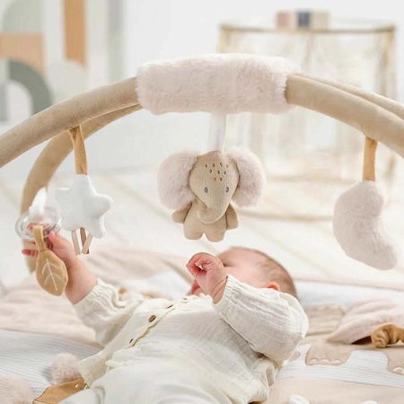 Nattou Коврик игровой Flo, Ernest & Oli Лиса, Лев и Слоник