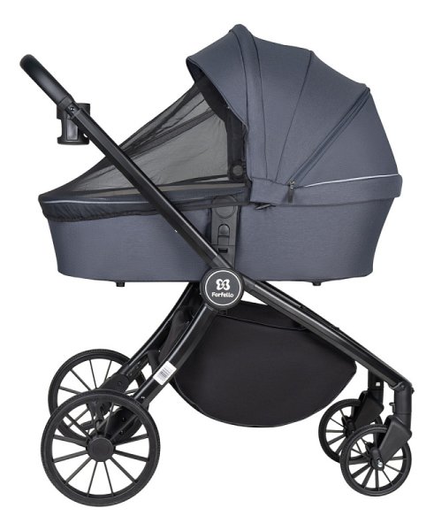 Farfello Коляска 3 в 1 Baby shell / цвет Greige (серый)