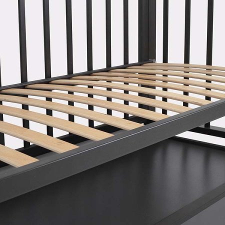 Rant Кроватка Bergen Plus, универсальный маятник / цвет Moon Grey (темно-серый)