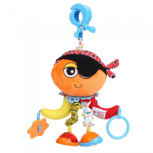 Biba Toys Мягкая игрушка-подвеска на прищепке Пират Джэк
