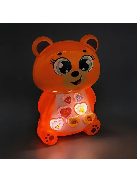 Умка музыкальный мультиплеер "Мишка" 30+ песен, фраз и звуков.в кор.