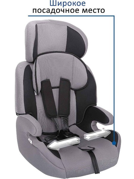 Zlatek Детское автокресло Fregat, 9-36 кг / цвет серый