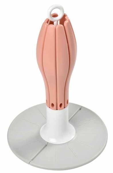 Beaba Сушка для бутылок Flower foldable draining rack / цвет pink (розовый)