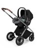 (Т) Коляска 3в1 Bambini Moretti  Adele  (Black)