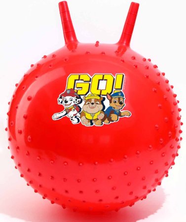 Paw Patrol Мяч-прыгун массажный с рожками "Go"