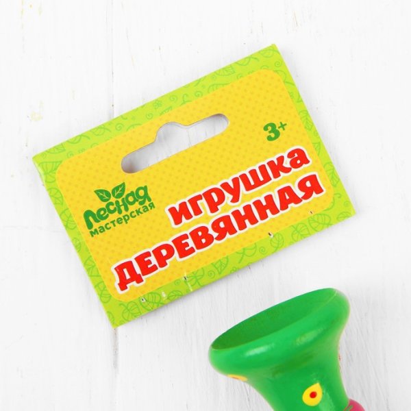 Лесная мастерская Игрушка музыкальная Дудочка на веревочке / цвет в ассортименте