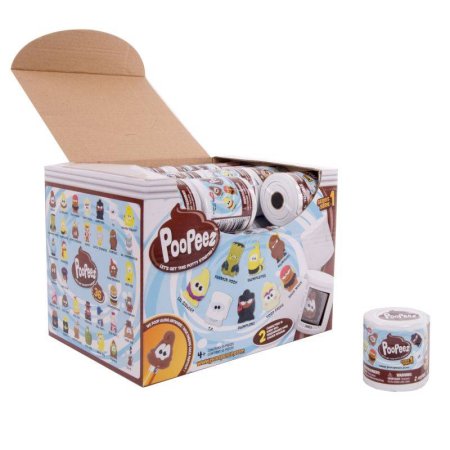 игрушка Poopeez Туалетная бумага. Мини набор с двумя фигурками