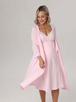 Hunny mammy Комплект для беременных и кормящих 04720, размер 170,176- 84-90 / цвет розовый-белый					