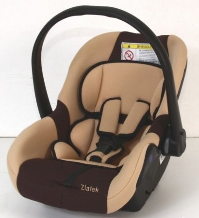 Zlatek Детское автомобильное кресло Colibri Lux 0-13 кг, группа 0+, цвет  коричневый