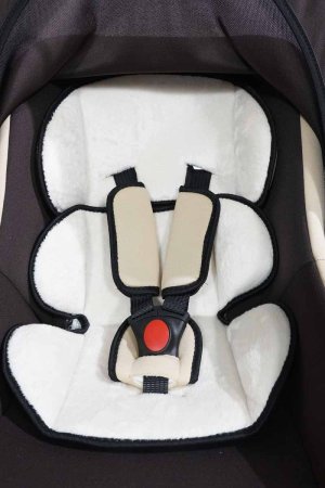 Bambini Moretti Детское автомобильное кресло BM-322 / группа 0+, Lux / цвет коричневый-бежевый