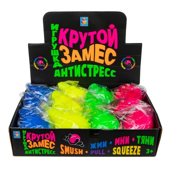 1Toy Игрушка-антистресс Крутой замес Крокодил / цвет в ассортименте