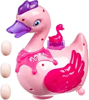 Shantou Игрушка на батарейках Лебедь 304939 / цвет розовый					