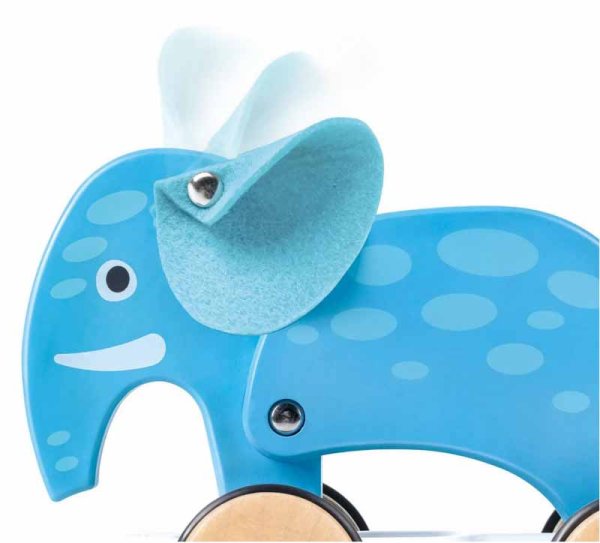 Hape Каталка детская "Слоник", серия "Зверики"