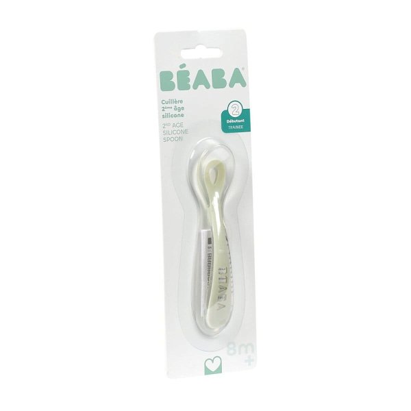 Ложка силиконовая, 8М+, в блистерной упаковке.  MIST GREEN 2ND AGE SILIC SPOON MIST GREEN