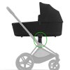 Адаптеры Cybex PRIAM IV Black, 2шт для автокресла на шасси коляски 
