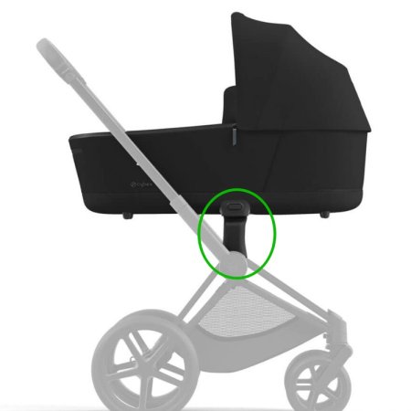 Адаптеры Cybex PRIAM IV Black, 2шт для автокресла на шасси коляски 