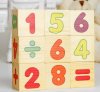 Кубики деревянные "Цифры", набор 9 штук