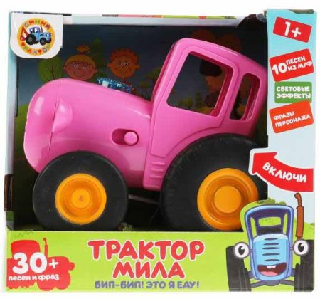 Умка Музыкальная игрушка-каталка «Трактор Мила»