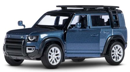 Автопанорама Машинка металлическая Land Rover Defender / цвет синий