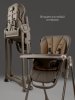 Стульчик для кормления Amarobaby, Gourmet (коричневый)