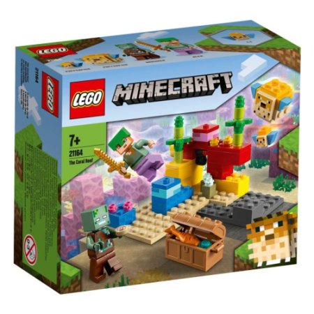 LEGO Конструктор Minecraft "Коралловый риф" 92 детали