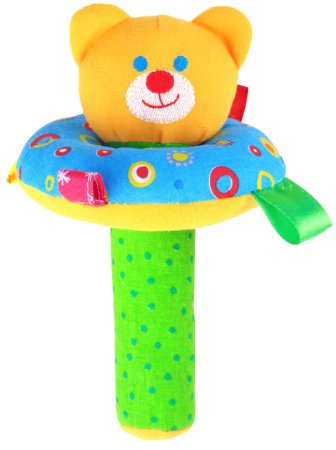 Мякиши Мягкая пирамидка-погремушка "ШуМякиши" Мишка