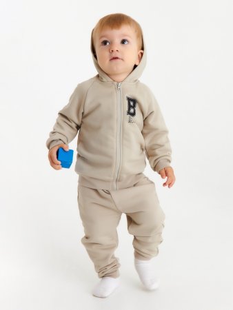 (м)Толстовка и брюки,Street style,БЕЖ (р.86-92)