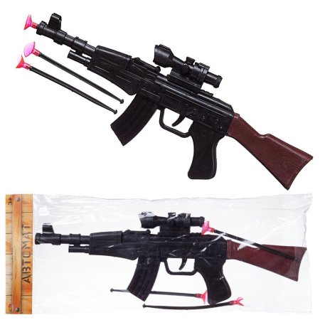 ABtoys Автомат Боевая сила c 3 снарядами / цвет черный