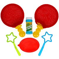 Играем вместе Пинг-понг с мыльными пузырями Ми-ми-мишки 272758 / цвет красный					