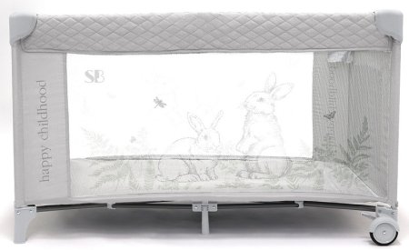 Sweet Baby Кровать-манеж Calma Grey Rabbit