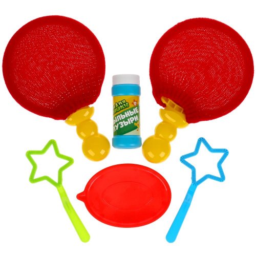 Играем вместе Пинг-понг с мыльными пузырями Ми-ми-мишки 272758 / цвет красный