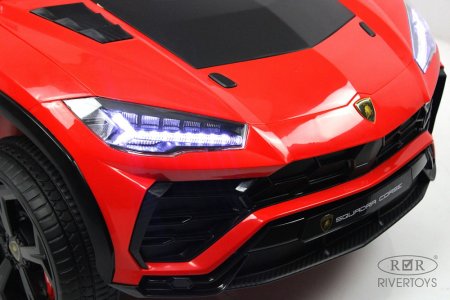 E777EE Электромобиль Lamborghini Urus  (Красный)