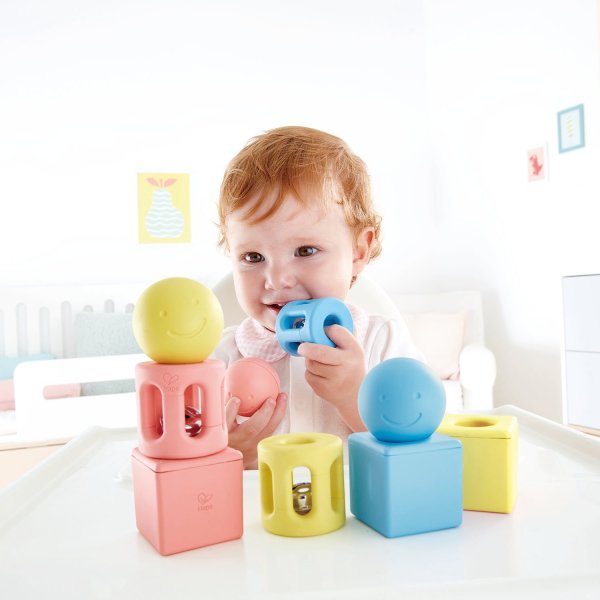 Hape Конструктор - погремушка "Улыбка", 9 предметов