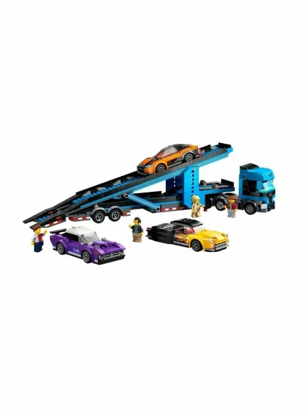 Конструктор LEGO CITY "Грузовик-автовоз со спортивными автомобилями"