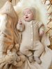 Комплект «Вьюнок» (комбинезон + шапочка), бежевый