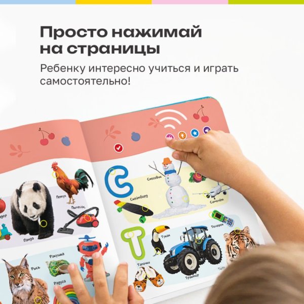 BertToys Большая Нажималка «Первые знания»