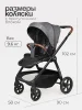 (Т) Коляска 2в1 Bambini Moretti Selena (Grey)