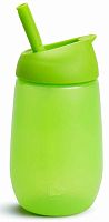 Munchkin Поильник с трубочкой Simple Clean Straw, с 12 месяцев, 296 мл / цвет зеленый					