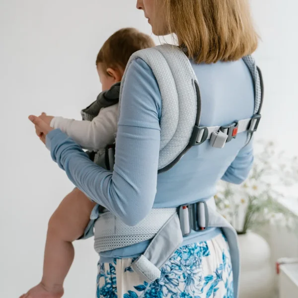 BABYROX рюкзак-переноска Ergonomic mesh/ цвет серебряный, в коробке