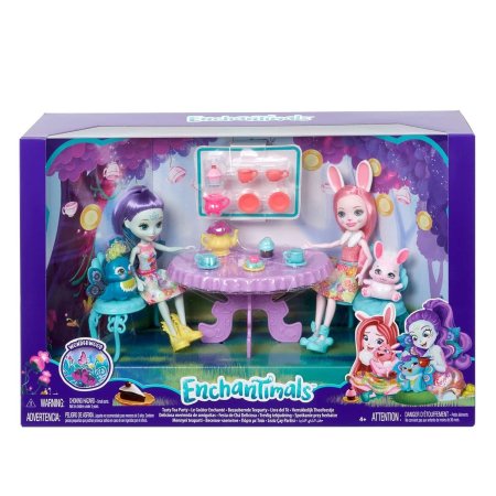 игрушка Enchantimals® игровой набор "чаепитие пэттер павлины и бри кроли"