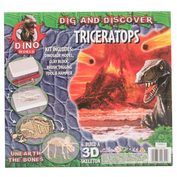 HTI Dino World Набор Проведи раскопки (Трицератопс)