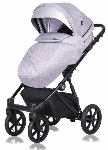 Bambini Moretti Коляска 2 в 1 Palermo / цвет серо-серебристый