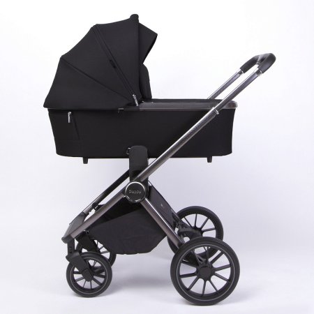 Коляска Peppy Monaco 2в1 GP(рама т.серая,шлиф.алю) (Black)