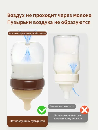 Thyseed Бутылочка для новорожденных 160мл. 2-3 мес. ,стекло