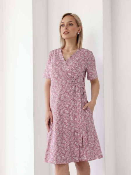 Hunny mammy Комплект для беременных и кормящих 10520К, размер 170,176- 92-98 / цвет гранатовый-молочный
