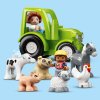 LEGO DUPLO Town Конструктор "Фермерский трактор, домик и животные"