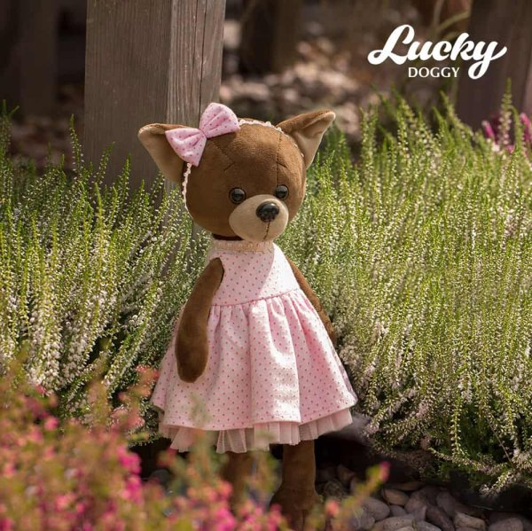 Orange Toys Мягкая игрушка Собачка Lucky Kiki: Нежность /25 см